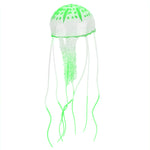 Simulation d'aménagement paysager d'aquarium Méduse fluorescente transparente