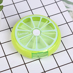 Pilulier Rond Portable Hebdomadaire