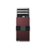 Porte-cartes en aluminium pour homme