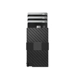 Porte-cartes en aluminium pour homme