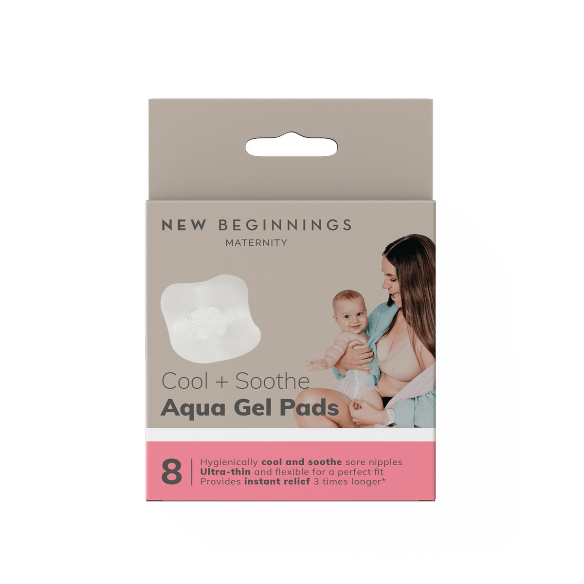 Aqua Gel Breast Pads 8pk