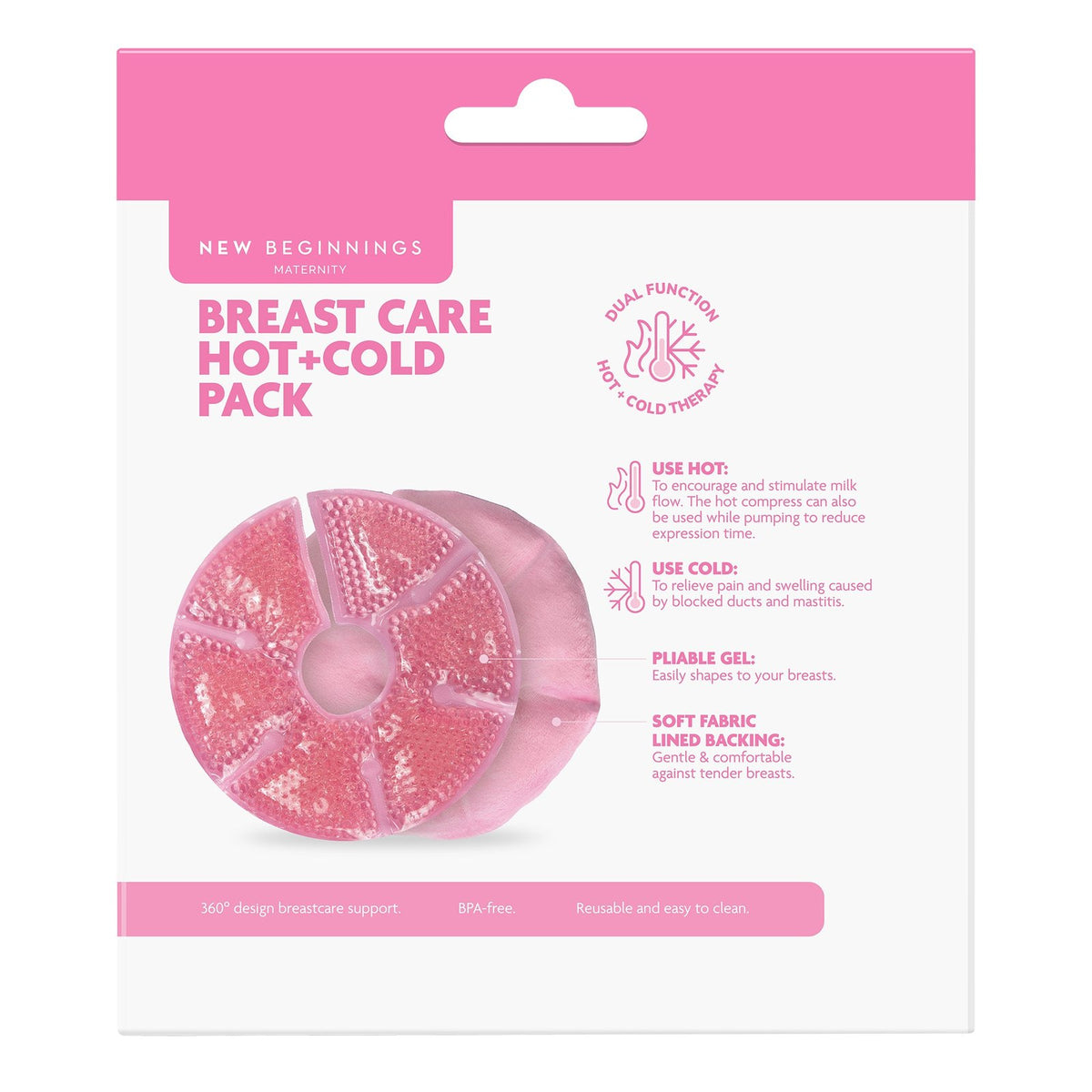 Breast Care Hot+Cold Packs 2pk