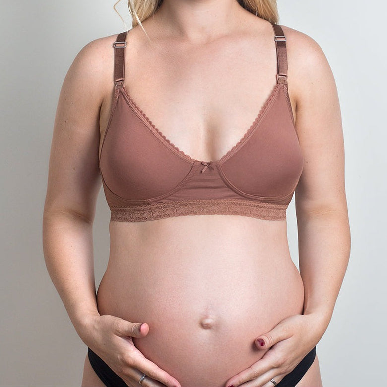 Low Cut Diamond Maternity Bra