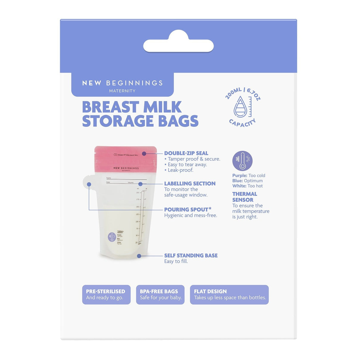 Breastmilk Storage Bags 25pk