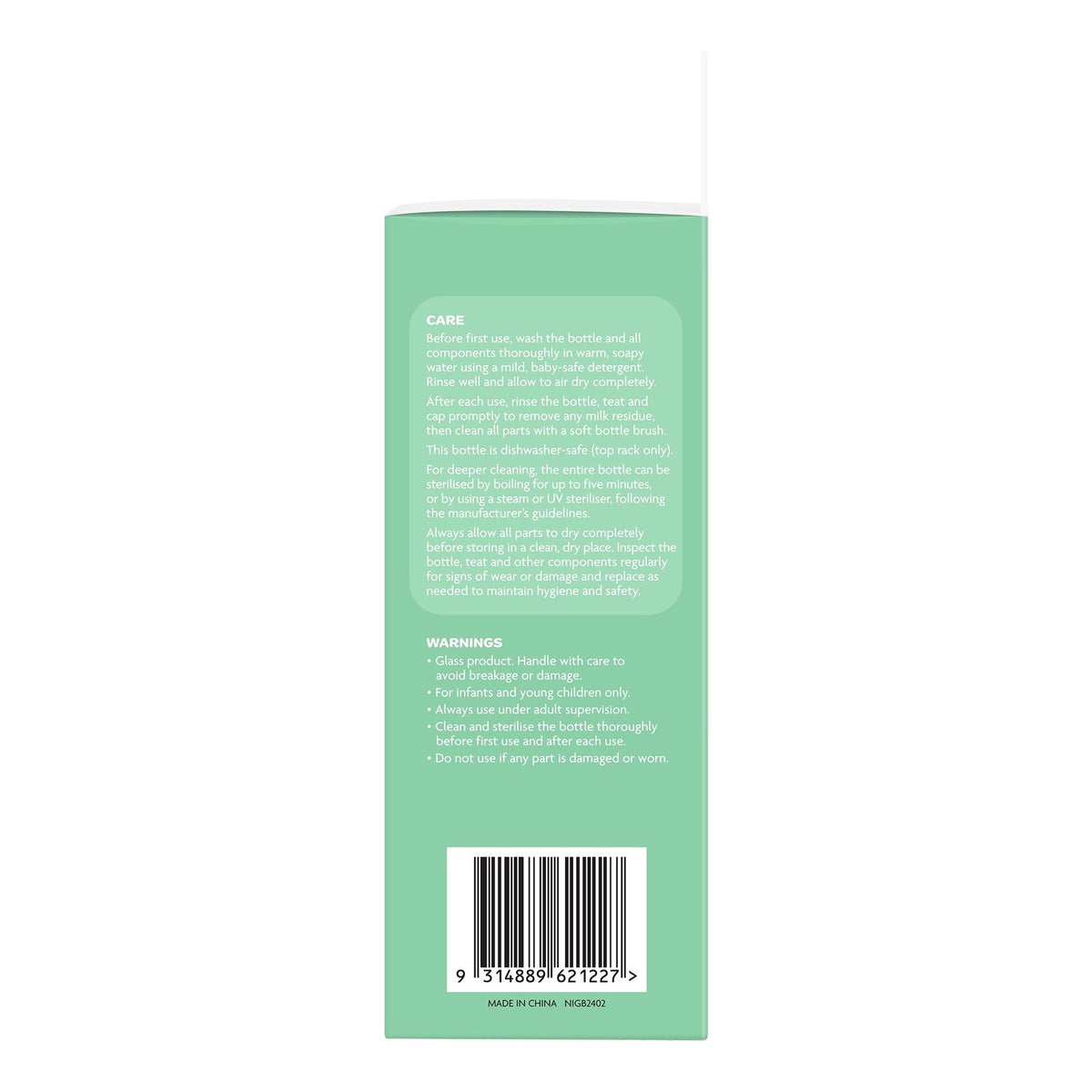 Classic Glass Bottle - 240ml Twin