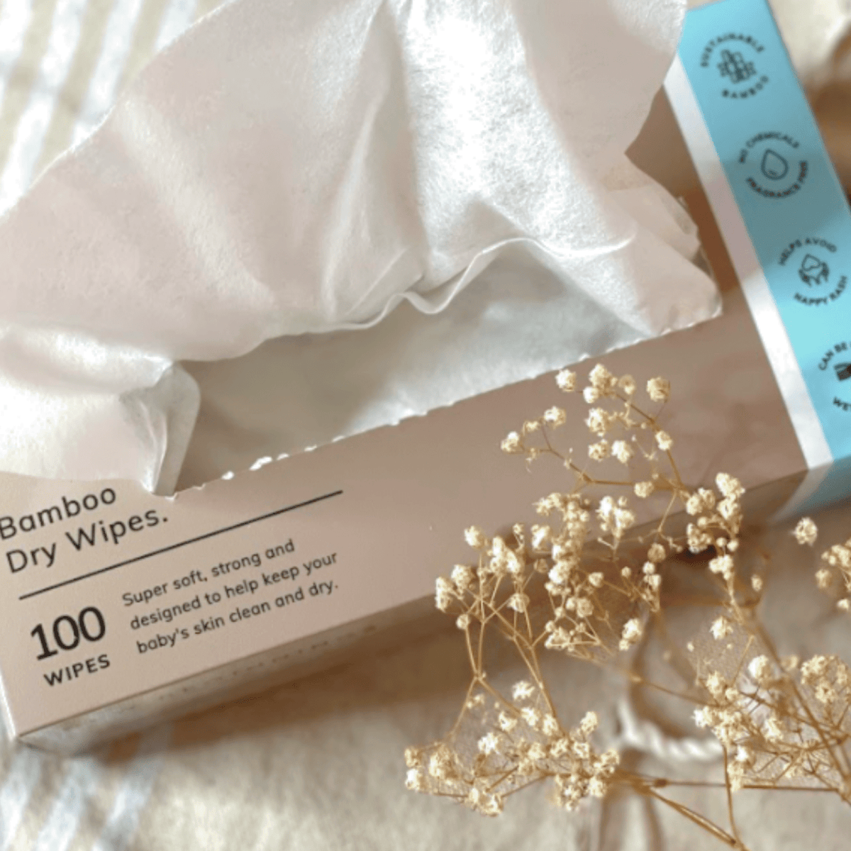 Bamboo Dry Wipes