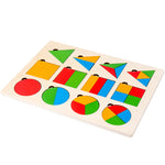 Jeu de Tri en Bois avec Formes Géométriques