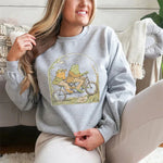 Sweat ras du cou grenouille et crapaud