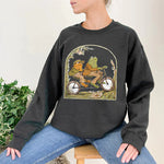Sweat ras du cou grenouille et crapaud