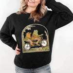 Sweat ras du cou grenouille et crapaud