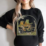 Sweat ras du cou grenouille et crapaud