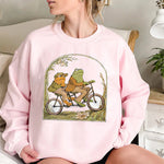 Sweat ras du cou grenouille et crapaud