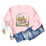 Sweat ras du cou grenouille et crapaud