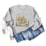 Sweat ras du cou grenouille et crapaud
