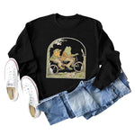 Sweat ras du cou grenouille et crapaud