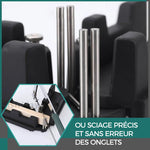 Outil de coupe de mesure d'onglet deux en un