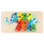 Puzzle en bois 3D éducatif pour enfants