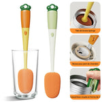Brosse 3-en-1 multi-fonctions à manche long pour tasse