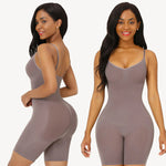 Shapewear élégant de couleur unie pour femmes