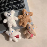 Autocollant de réfrigérateur stéréo 3D ours mignon