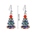 Boucles D'oreilles Sapin de Noël