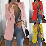 Revers Slim Fit Cardigan Blazer élégant