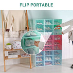 Ciaovie™ Boîte de Rangement à Chaussures Pliable, 6PCs