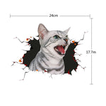 Autocollant de Voiture de Mignon Animal créatif en simulation 3D