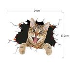 Autocollant de Voiture de Mignon Animal créatif en simulation 3D