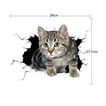 Autocollant de Voiture de Mignon Animal créatif en simulation 3D