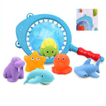 Jouet de Bain de Pêche pour Bébés (7 pièces)