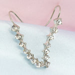 Clous d'oreilles diamant sept étoiles