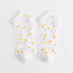 Chaussettes Marguerites Translucides (5 paires)
