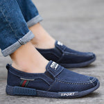 Chaussures de sport en toile pour hommes avec semelle souple