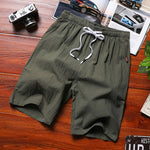 Short d'été en Coton et Lin pour Homme