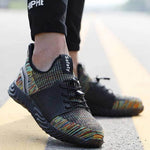 Chaussures de sécurité pour hommes robustes et respirantes