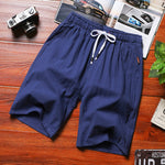 Short d'été en Coton et Lin pour Homme