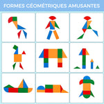 Jeu de Tri en Bois avec Formes Géométriques