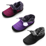 Ciaovie™ Bottes de Neige Femmes Hommes Bottines Plates Fourrées Imperméable