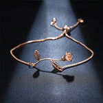 Bracelet Rose en 3D pour Femme