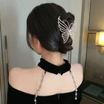 Épingle à cheveux papillon élégante