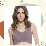 Soutien-gorge en dentelle à boucle croisée sur le devant Instant Lift