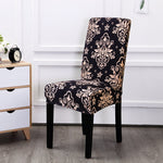 Housse de chaise multicolore en spandex