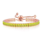 Bracelet Zircon Cubique Plaqué Or 18 Carats