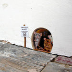 Stickers Muraux 3D Réalistes Trou de Souris Mignon