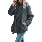 Veste en Peluche pour Femmes en Polaire