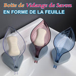 Porte-savon d'Égouttage en Forme de la Feuille