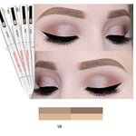 Outil de beauté crayon à sourcils multifonctionnel 4 en 1