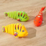 Jouets en forme d'horloge pour poissons de dessins animés