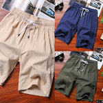 Short d'été en Coton et Lin pour Homme